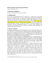 Draft Country Environmental Profile Version 4Th February 2004 1