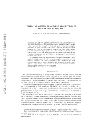 Fixed Parameter Tractable Algorithms in Combinatorial Topology