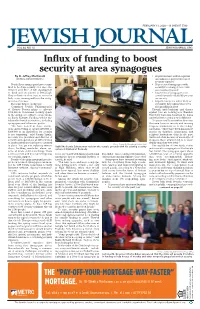 Influx of Funding to Boost Security at Area Synagogues by G