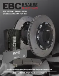 New Product Ranges from Ebc Brakes Racing for 2021