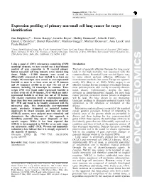 ONCOGENOMICS Through the Use of Chemotherapeutic Agents