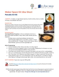 Pancake Art Kit