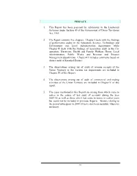 PREFACE 1. This Report Has Been Prepared for Submission to the Lieutenant Governor Under Section 49 of the Government of Union T