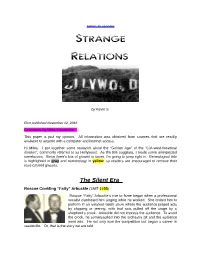 Strange Relations