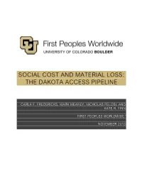 The Dakota Access Pipeline
