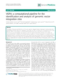 VISPA: a Computational Pipeline for the Identification and Analysis Of