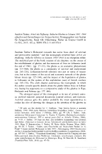 Downloaded from Brill.Com09/30/2021 03:41:48PM Via Free Access 190 BOOK REVIEWS