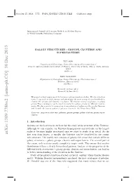 Galaxy Structures-Groups, Clusters and Superclusters