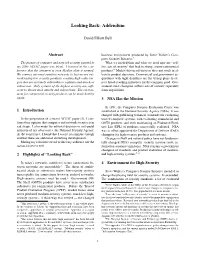 Looking Back: Addendum