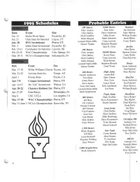 Probable Entries