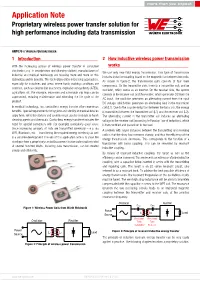 Wireless Power Transfer Solution for High Performance Including Data Transmission