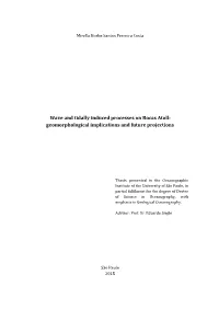 Wave and Tidally Induced Processes on Rocas Atoll: Geomorphological Implications and Future Projections