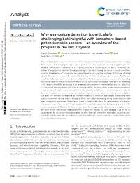 Why Ammonium Detection Is Particularly Challenging But