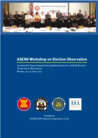 ASEAN Workshop on Election Observation