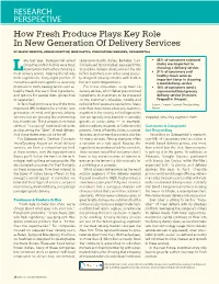 How Fresh Produce Plays Key Role in New Generation of Delivery Services by Maeve Webster, Senior Director; Mike Kostyo, Publications Manager, Datassential