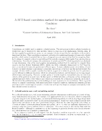A FFT-Based Convolution Method for Mixed-Periodic Boundary Condition