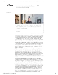 An Interview with the British Milliner and House of Flora Founder
