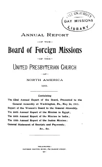 Board of Foreign Missions
