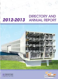 Directory and Annual Report