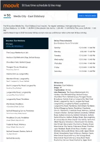 50 Bus Time Schedule & Line Route