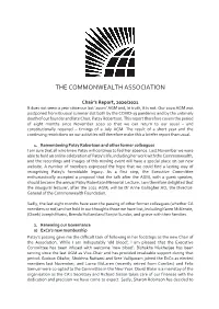 Chair's Report 2020-2021