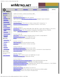 MTA Report October 2009