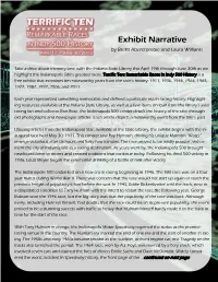 Exhibit Narrative by Brent Abercrombie and Laura Williams