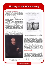 History of the Observatory