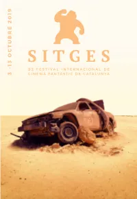 Programa Sitges 2019.Pdf