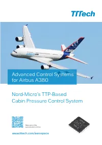 Nord-Micro's TTP-Based Cabin Pressure Control System