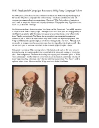 Recreate a Whig Party Campaign Token
