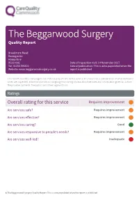 The Beggarwood Surgery Newapproachcomprehensive Report
