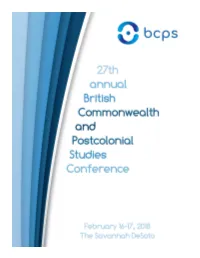 2018 Conference Program