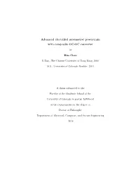 Advanced Electrified Automotive Powertrain with Composite DC-DC