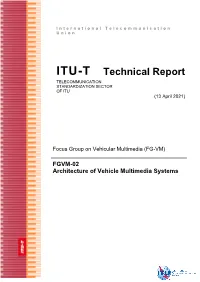 FGVM-02 Architecture of Vehicle Multimedia Systems