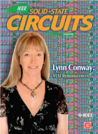 IEEE SOLID-STATE CIRCUITS MAGAZINE Fall 2012 1 Senior Administrator, Katherine Olstein Terms to 31 Dec
