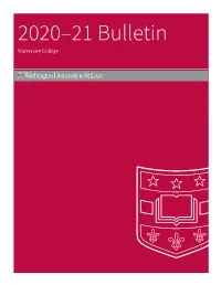 2020-21 Bulletin: University College