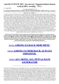 Among Us Hack Mod Menu