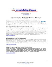 Availability Digest