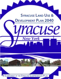 Syracuse Land Use & Development Plan 2040 (LUP)