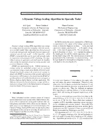 A Dynamic Voltage Scaling Algorithm for Sporadic Tasks∗