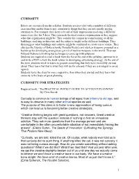 Curiosity / Reading List