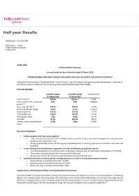 Half-Year Results