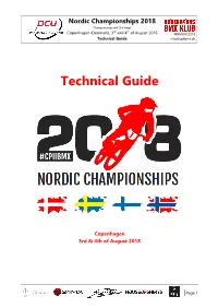 Technical Guide Info@Cphbmx.Dk