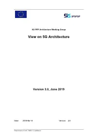 View on 5G Architecture