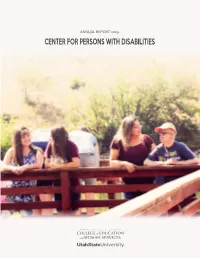 Annual Report 2019: Center for Persons with Disabilities
