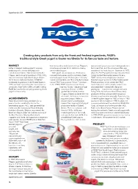 Creating Dairy Products from Only the Finest And