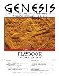 Playbook T a B L E • O F • C O N T E N T S