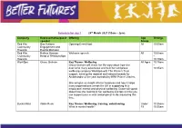 Schedule for Day 1 24Th March 2021 (10Am – 2Pm)
