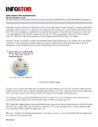 SAS Enters the Mainstream Although Adoption of Serial Attached SCSI